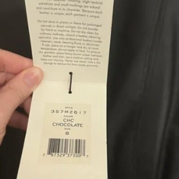 Cole Haan Woman’s Leather Jacket - Picture 2 of 4